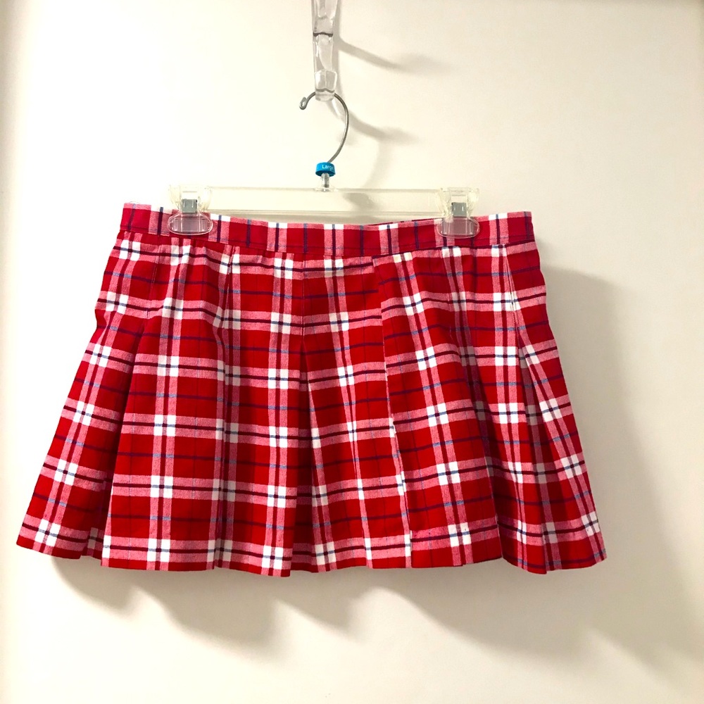 Blue Asphalt plaid skirt